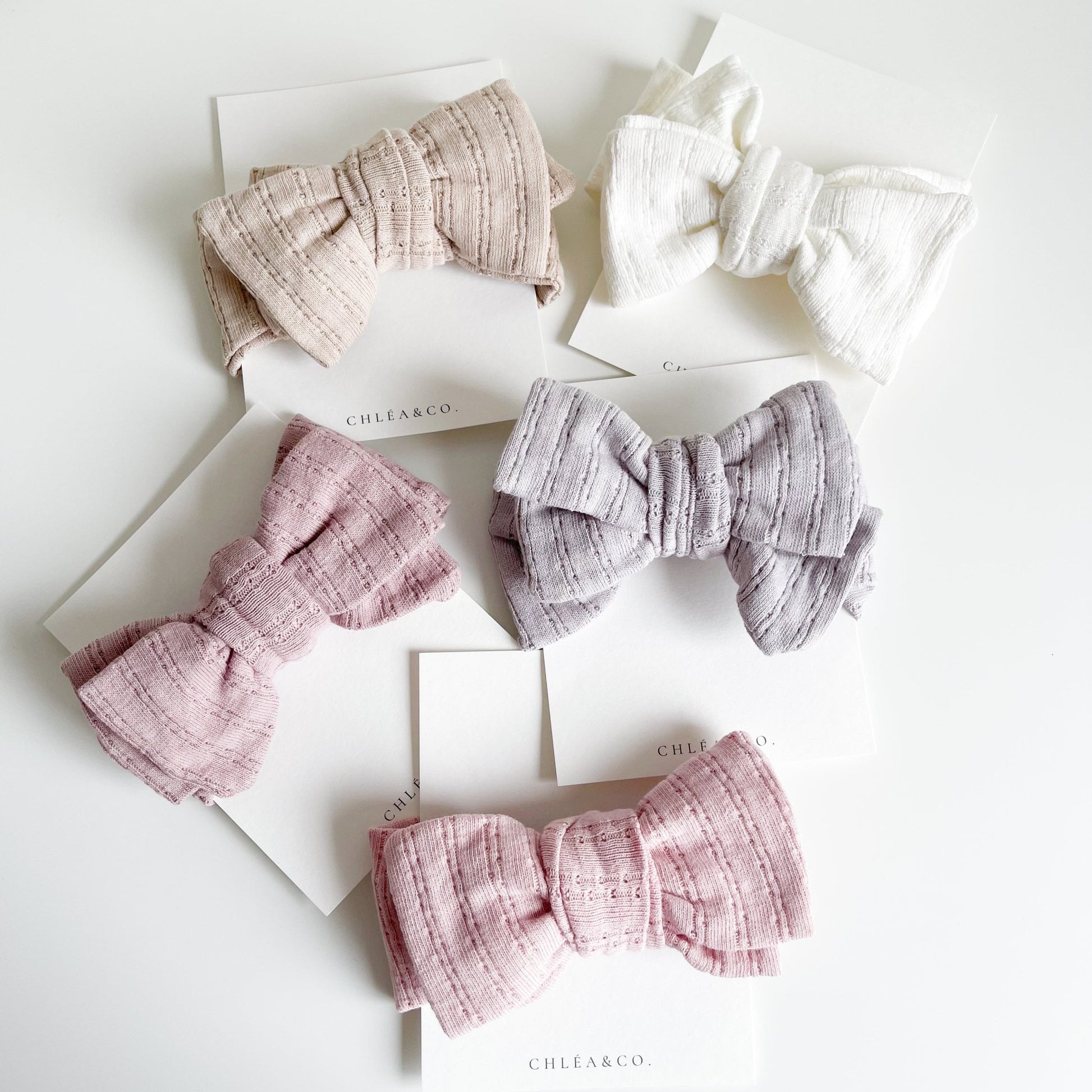 Pointelle Topknot Headband - Chléa & Co.