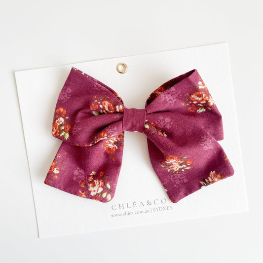 Rose Petal Classic Bow - Chléa & Co.