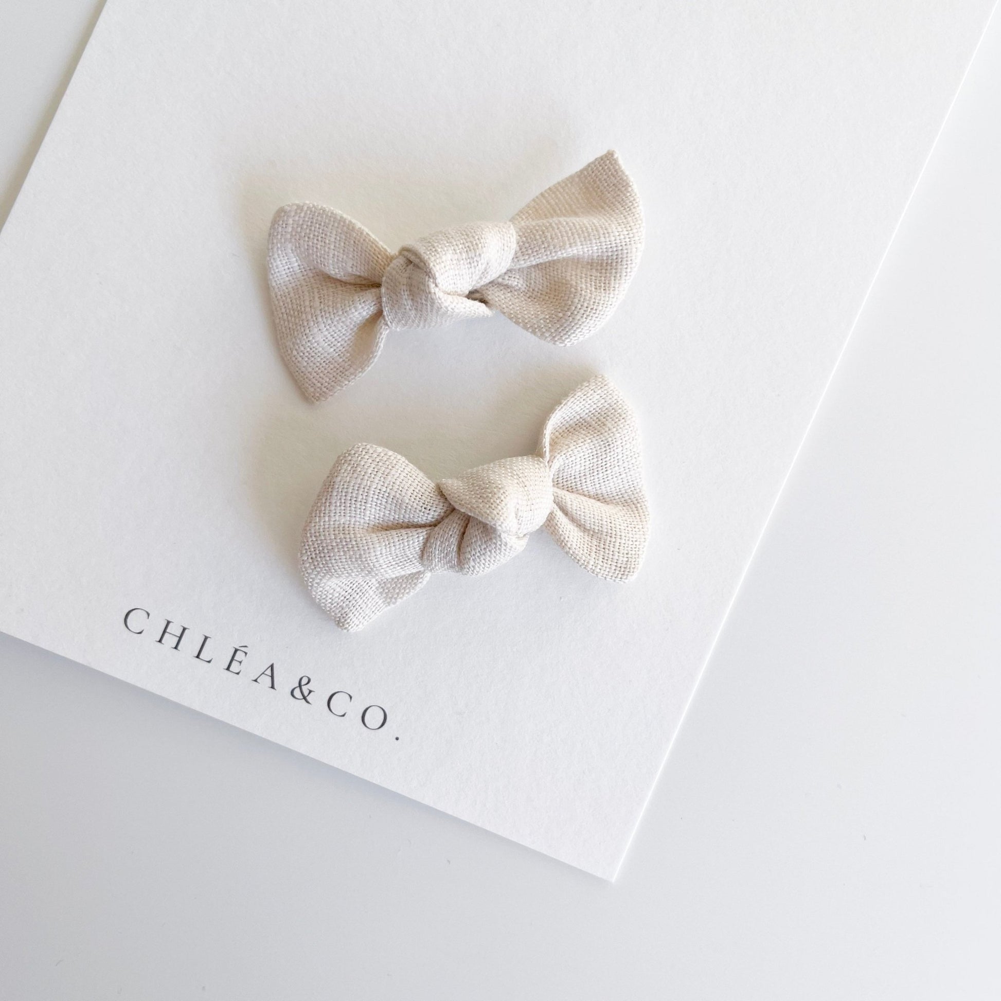 Set of 2 Georgia Mini Knot Bow - Chléa & Co.