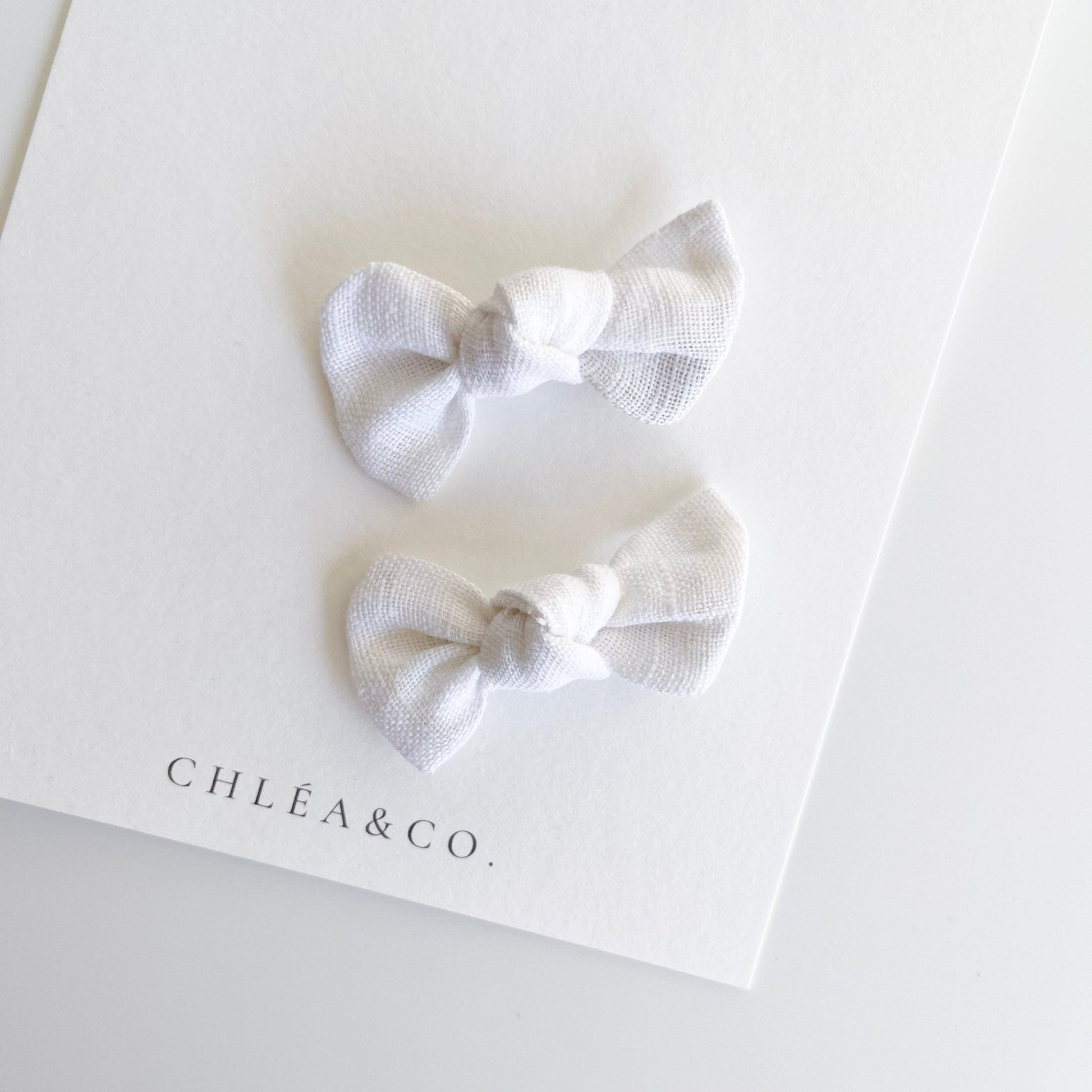 Set of 2 Georgia Mini Knot Bow - Chléa & Co.