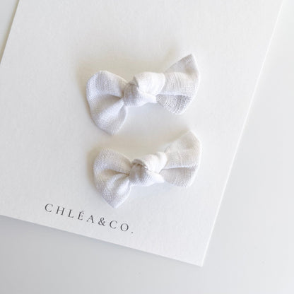 Set of 2 Georgia Mini Knot Bow - Chléa & Co.