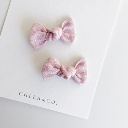 Set of 2 Georgia Mini Knot Bow - Chléa & Co.