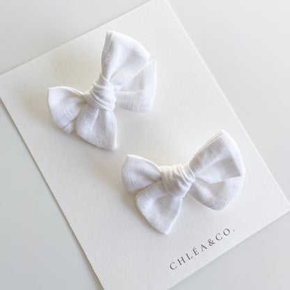 Set of 2 Georgia Pinwheel Bow - Chléa & Co.