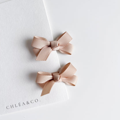 Set of 2 Petite Ribbon Bows - Chléa & Co.