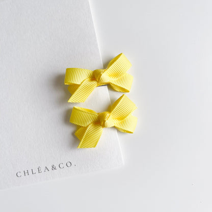 Set of 2 Petite Ribbon Bows - Chléa & Co.
