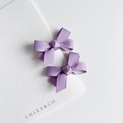 Set of 2 Petite Ribbon Bows - Chléa & Co.