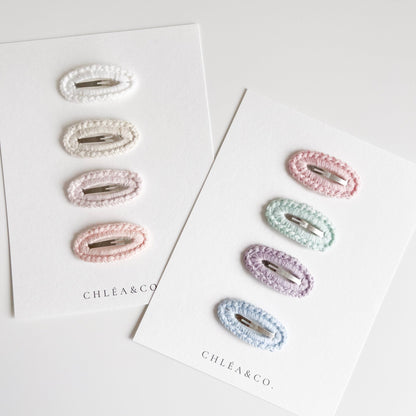 Set of 4 Petite Daily Crochet Clip - Chléa & Co.