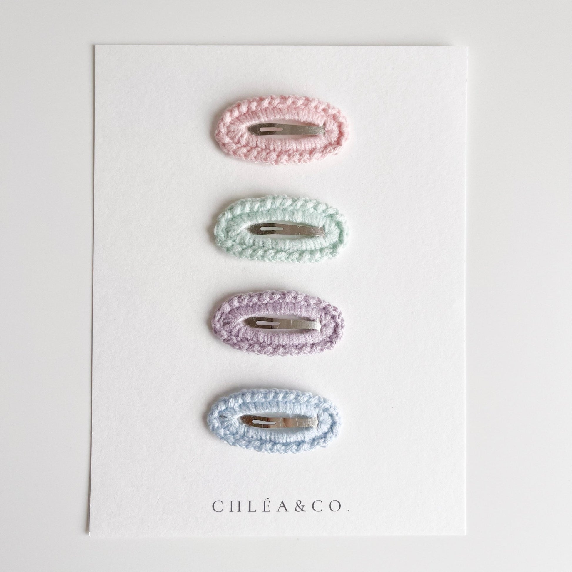 Set of 4 Petite Daily Crochet Clip - Chléa & Co.