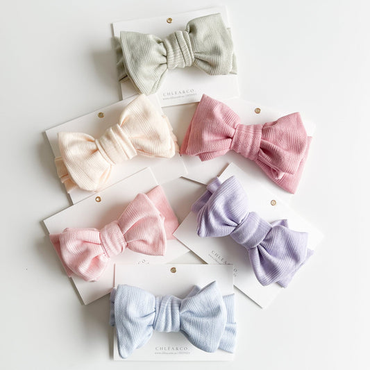 Soft Pointelle Topknot Headband - Chléa & Co.
