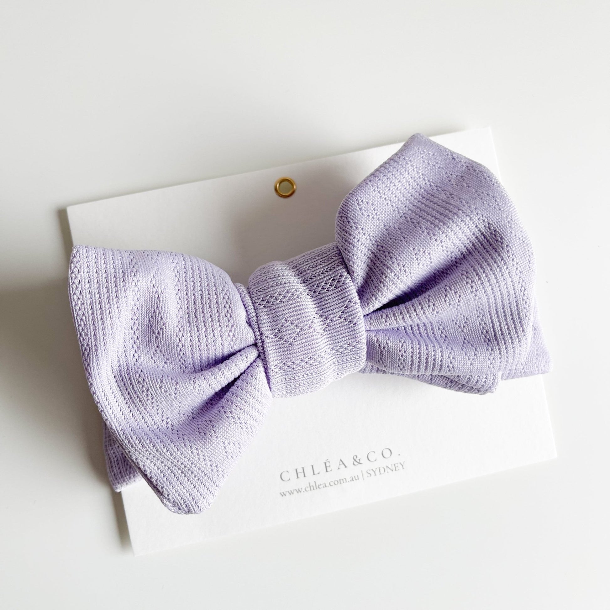Soft Pointelle Topknot Headband - Chléa & Co.