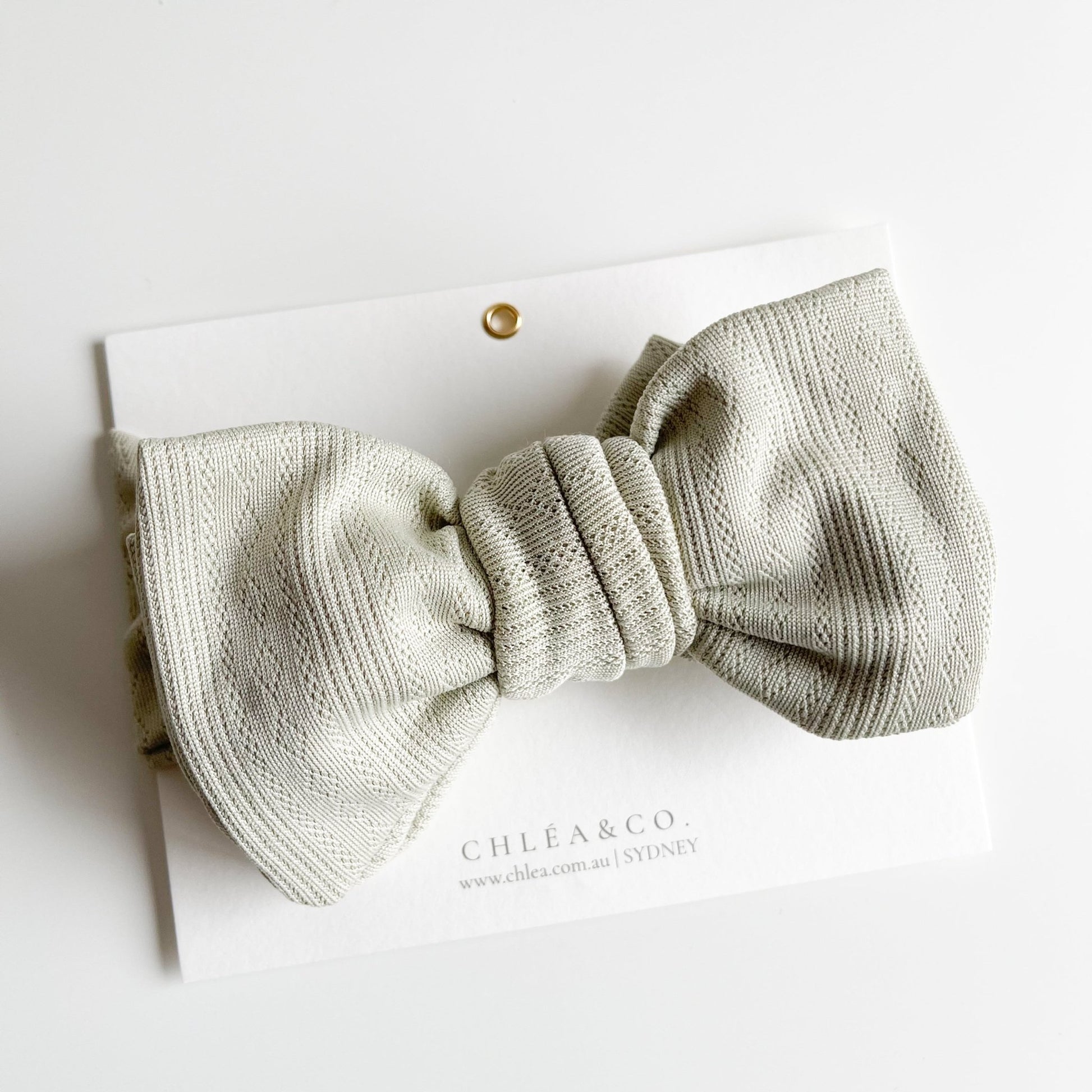 Soft Pointelle Topknot Headband - Chléa & Co.