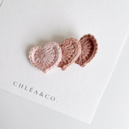Sweetheart Crochet Clip - Chléa & Co.