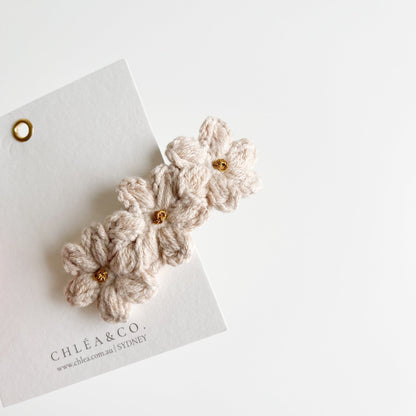 Thalia Flower Crochet Clip - Chléa & Co.