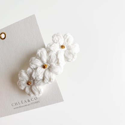 Thalia Flower Crochet Clip - Chléa & Co.