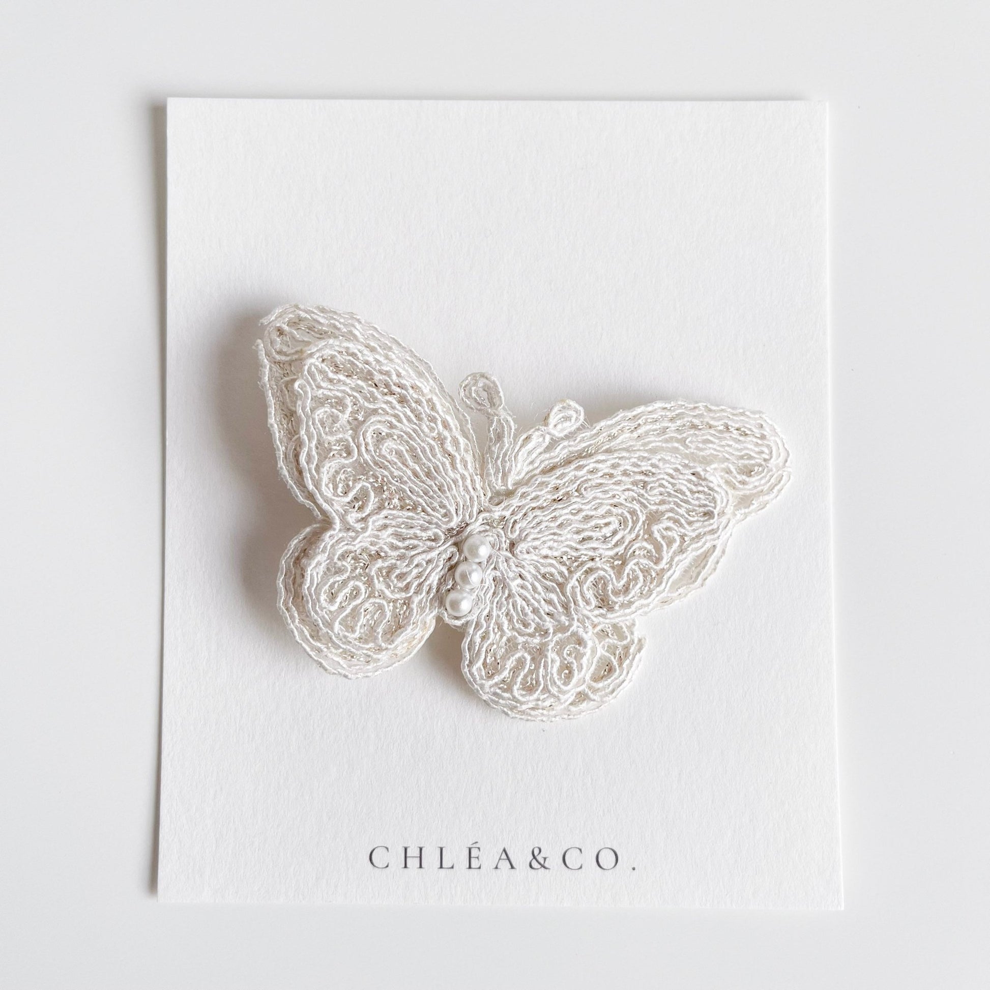 Tullia Lace Butterfly Clip - Chléa & Co.