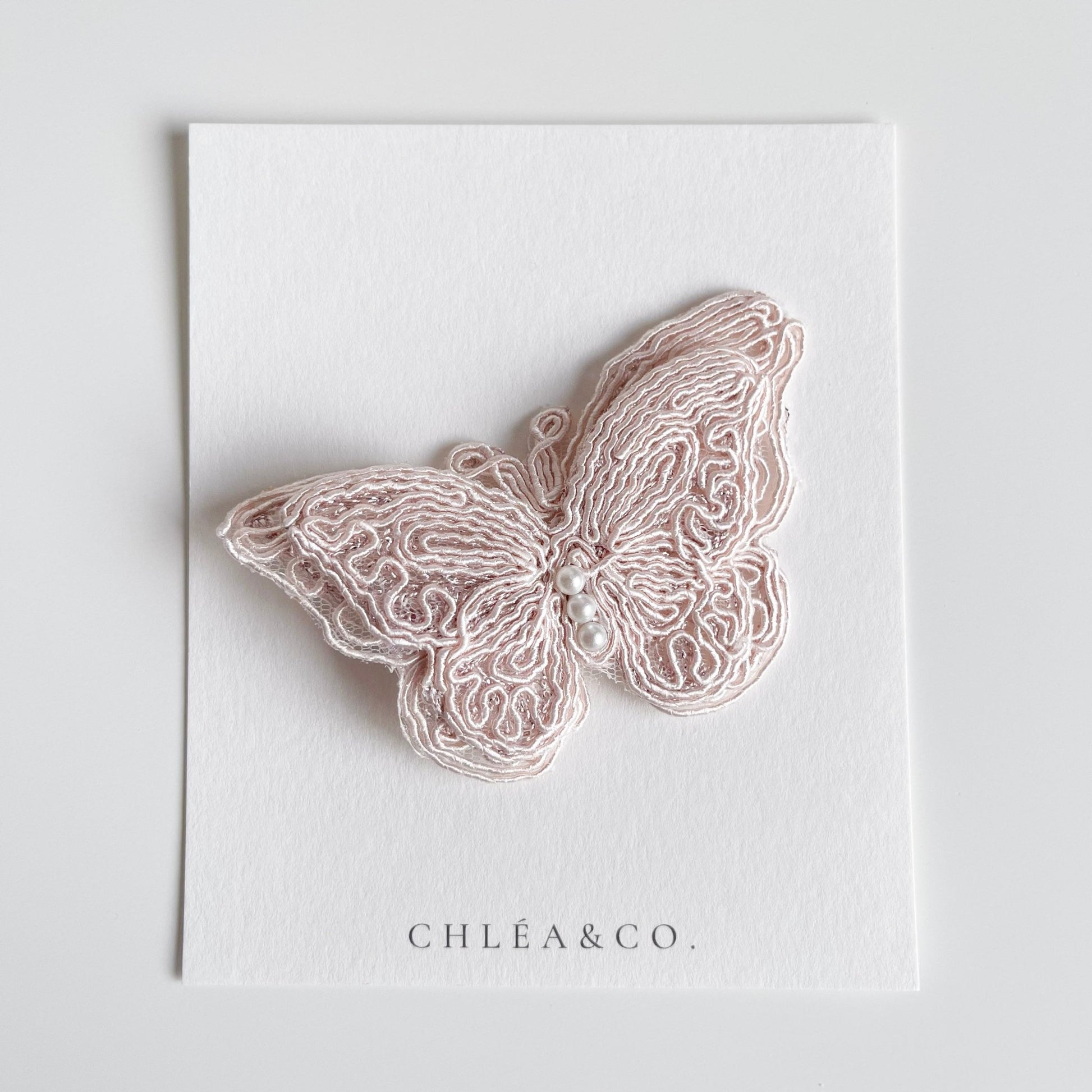 Tullia Lace Butterfly Clip - Chléa & Co.