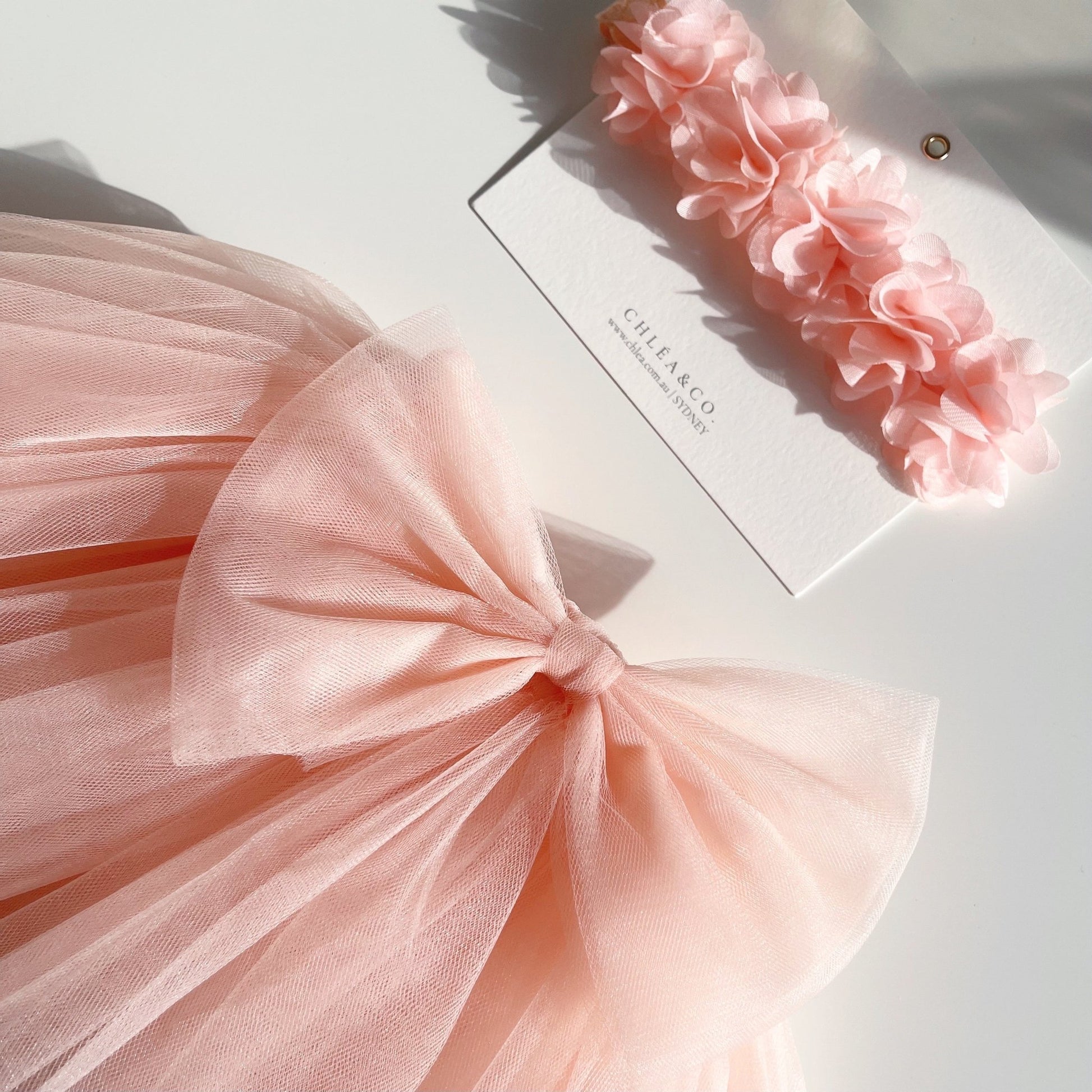 Tutu Tulle Skirt With Bow - Chléa & Co.