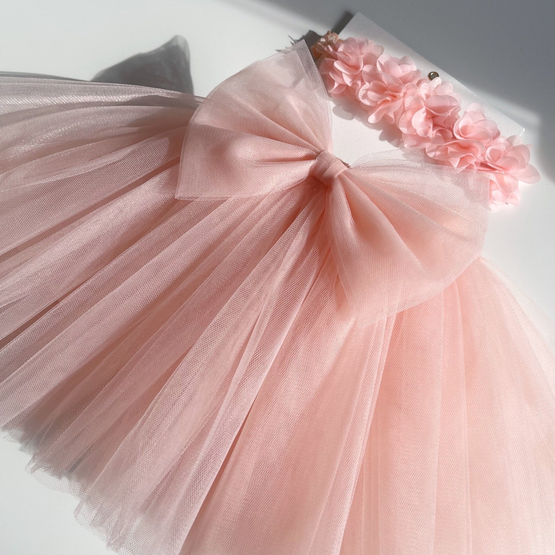 Tutu Tulle Skirt With Bow - Chléa & Co.