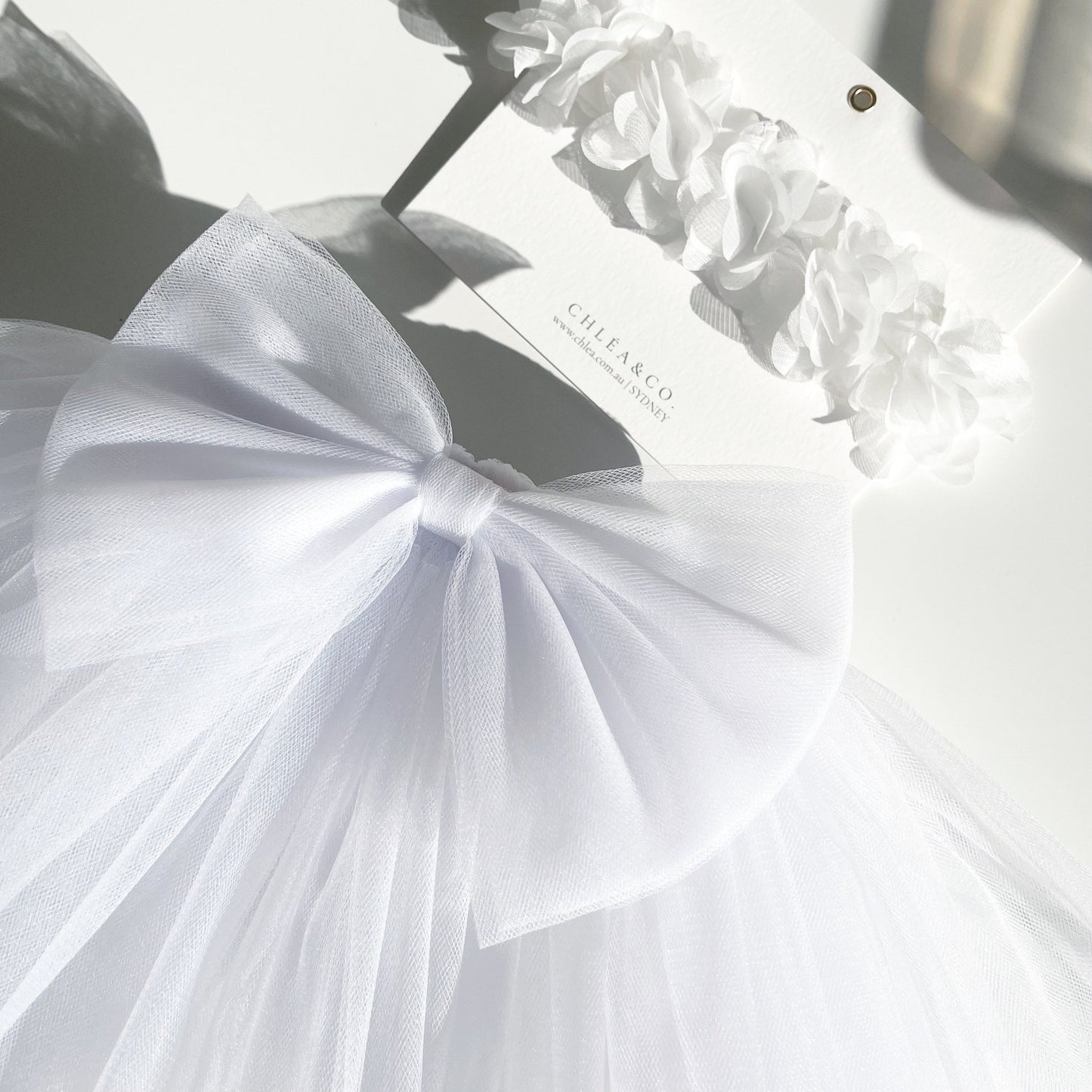 Tutu Tulle Skirt With Bow - Chléa & Co.