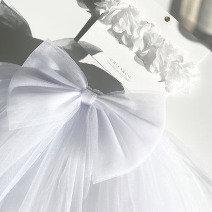 Tutu Tulle Skirt With Bow - Chléa & Co.