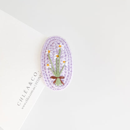 Vintage Flower Crochet Clip - Chléa & Co.