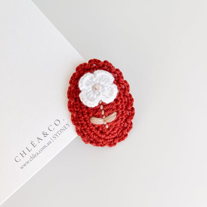 Vintage Flower Crochet Clip - Chléa & Co.